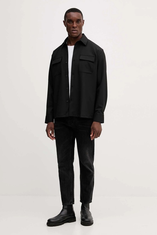 Karl Lagerfeld cămașă 554037.605975 negru AW25