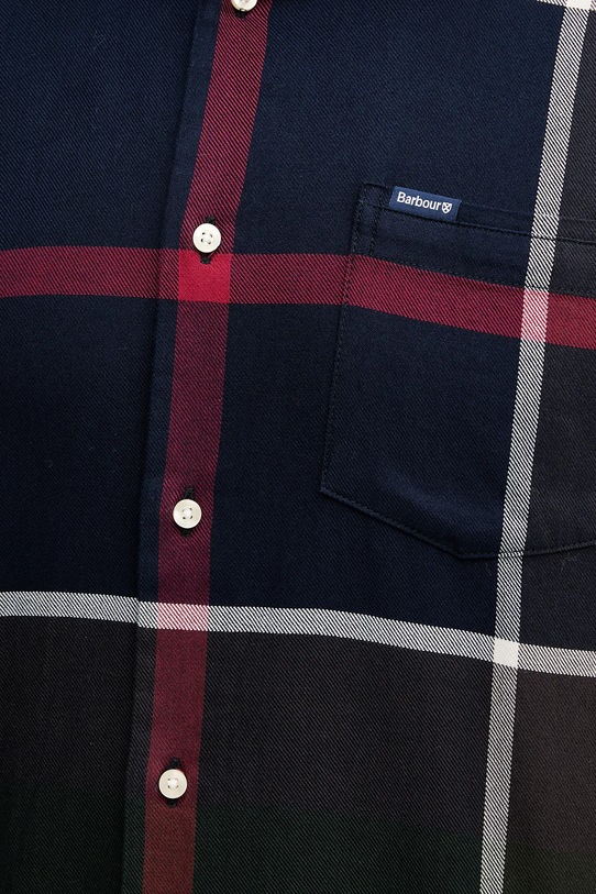 Бавовняна сорочка Barbour DUNOON MSH4980 темно-синій