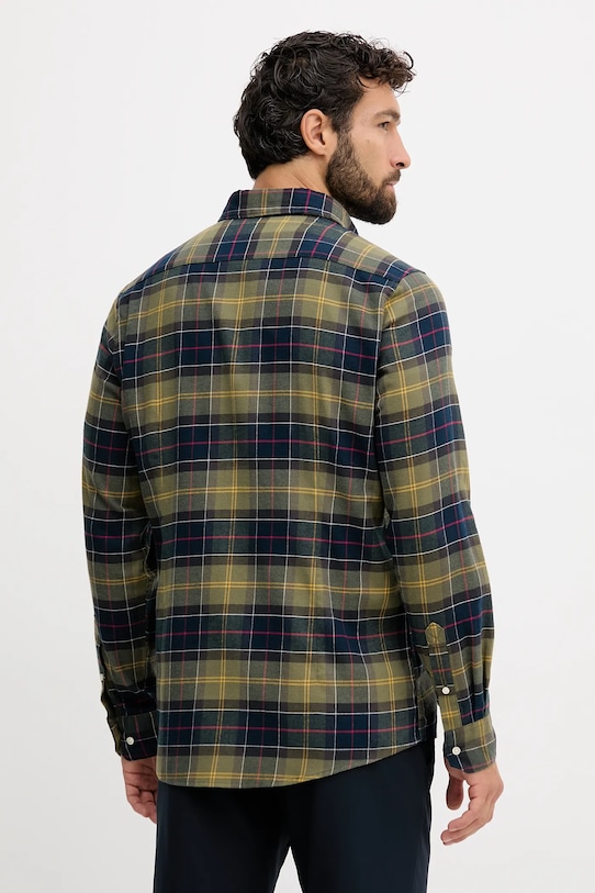 Одежда Хлопковая рубашка Barbour FORTROSE MSH4991 зелёный