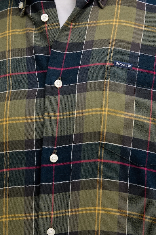 Хлопковая рубашка Barbour FORTROSE MSH4991 зелёный