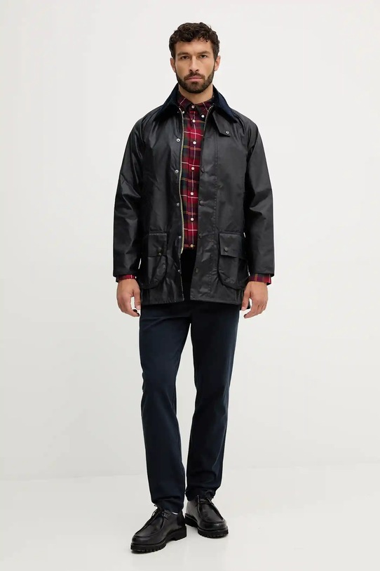 Barbour cămașă din bumbac FORTROSE MSH4991 burgundia AW25