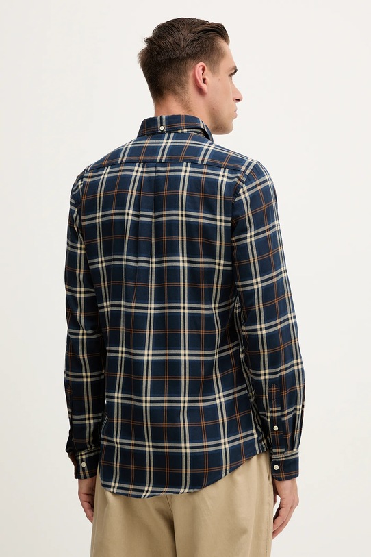 Abbigliamento Barbour camicia in cotone CROSSFELL MSH4995 blu navy