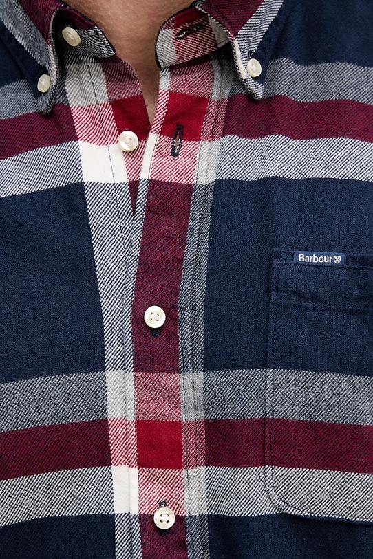 Barbour koszula bawełniana FOLLEY MSH5364 granatowy