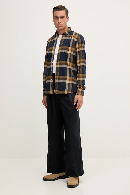 Barbour koszula bawełniana FOLLEY MSH5364 granatowy AW25