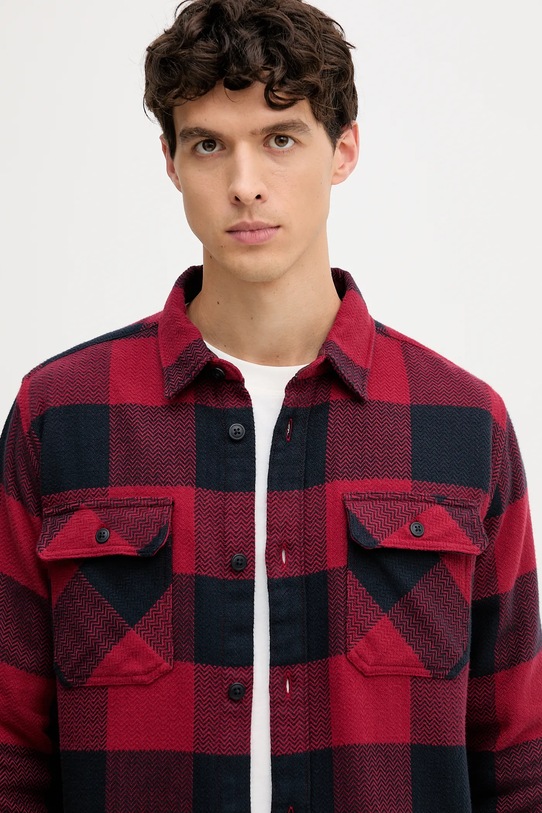 Barbour koszula bawełniana BERTOW granatowy MSH5645