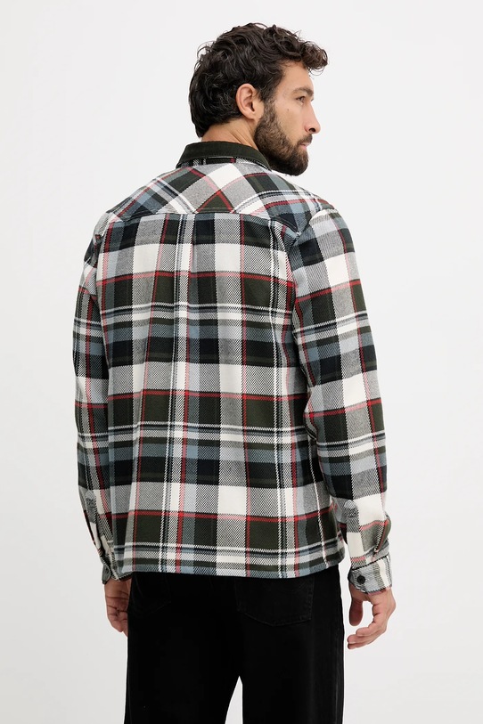 Odzież Barbour koszula bawełniana GRASMOOR MSH5646 zielony