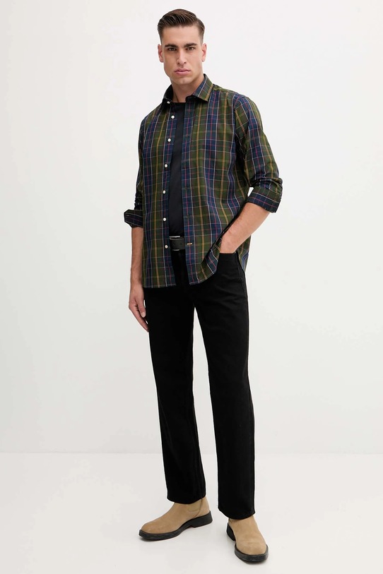 Barbour koszula bawełniana KENTON MSH5689 granatowy AW25