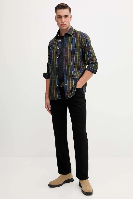 Хлопковая рубашка Barbour KENTON MSH5689 тёмно-синий AW25