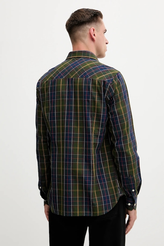 Одежда Хлопковая рубашка Barbour KENTON MSH5689 тёмно-синий