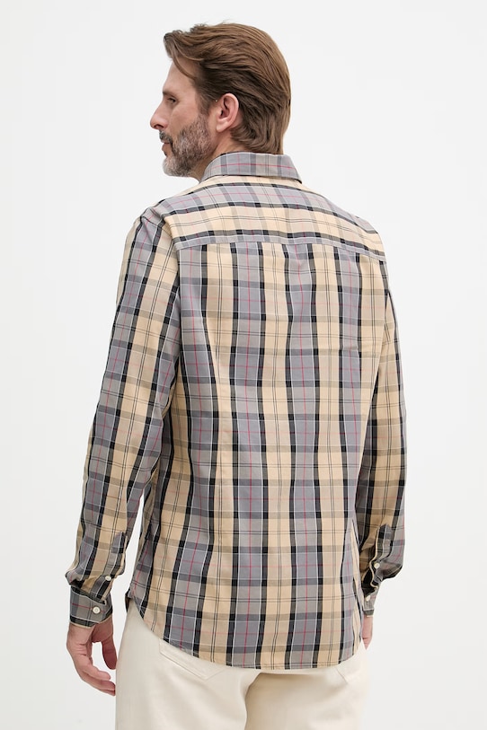 Odzież Barbour koszula męska bawełniana KENTON MSH5689 beżowy