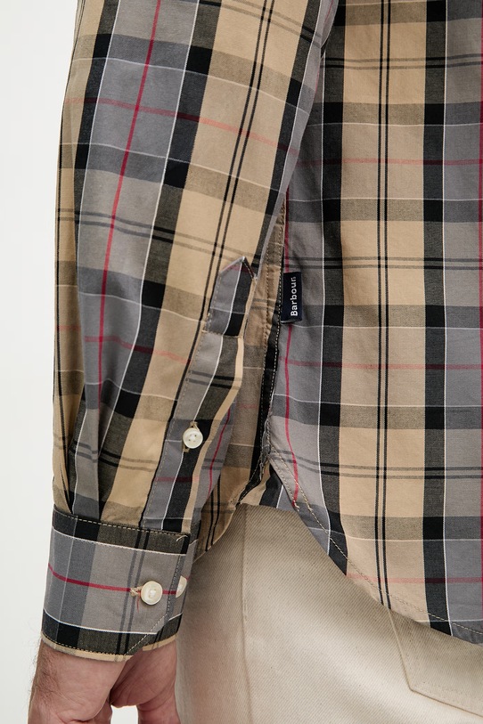 Barbour koszula męska bawełniana KENTON MSH5689 beżowy