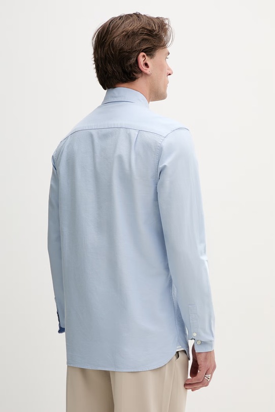 Odzież Fred Perry koszula bawełniana M5516 niebieski