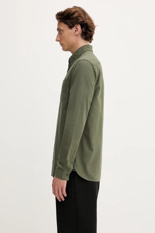 Fred Perry koszula bawełniana M5516 zielony AW25