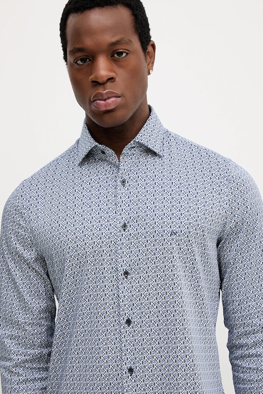 Michael Kors camicia blu navy MK0DS01622