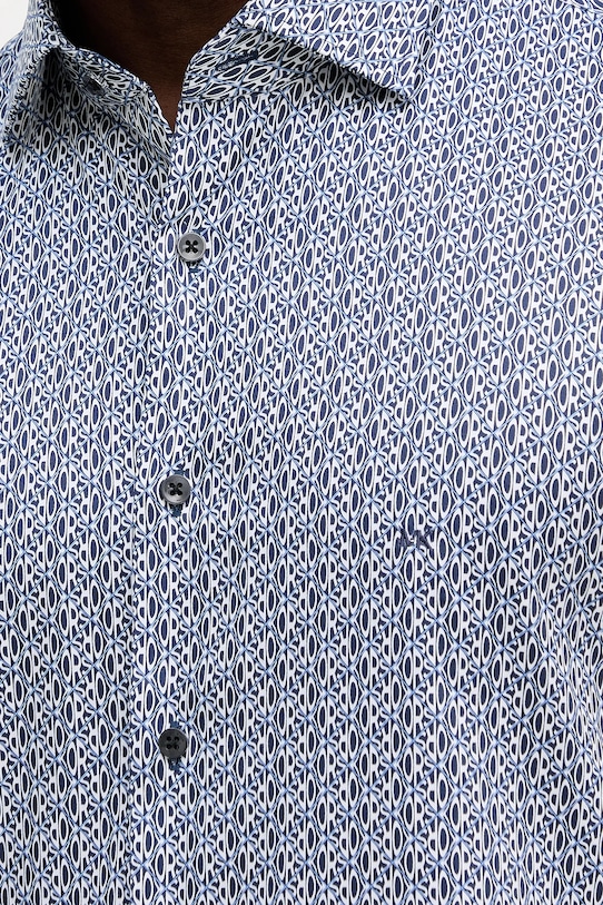 Michael Kors camicia MK0DS01622 blu navy