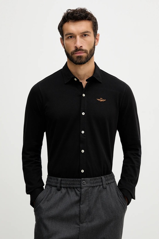 Рубашка Aeronautica Militare casual чёрный CA1265UP00342