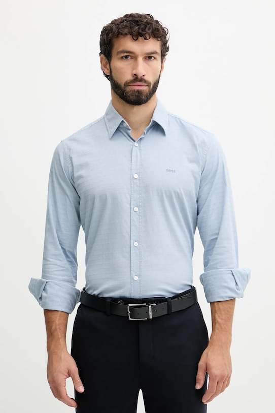 Сорочка BOSS Orange casual блакитний 50548959