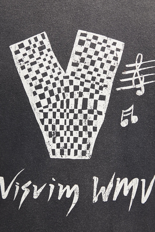 Visvim t-shirt bawełniany jumbo tee s/s v 125105010014 szary