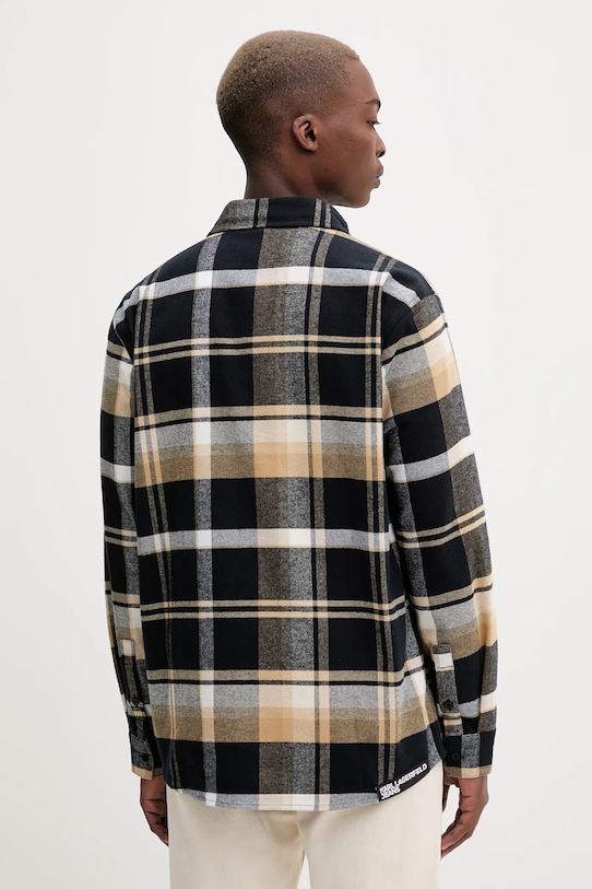 Odjeća Pamučna košulja Karl Lagerfeld Jeans A4M16004 crna