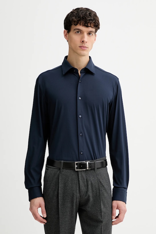 Сорочка BOSS довгий темно-синій 50550068
