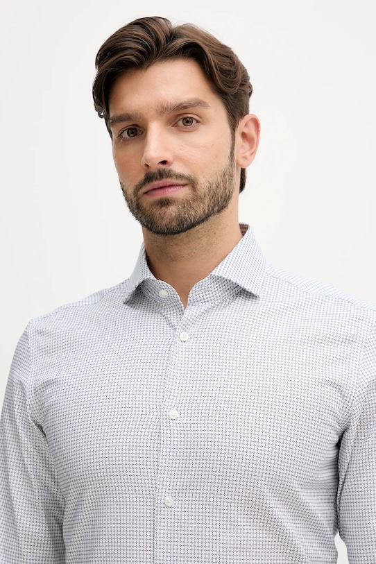 BOSS koszula bawełniana biały 50550643