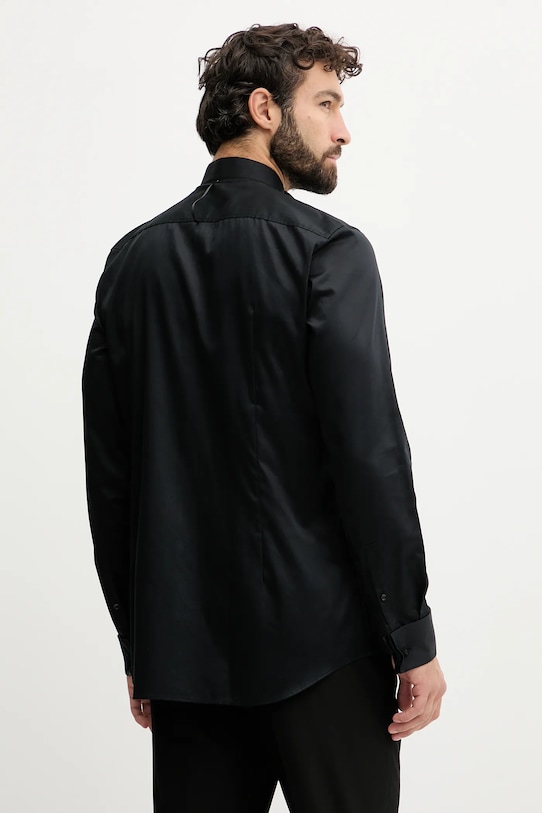 Îmbrăcăminte BOSS cămașă din bumbac 50550662 negru