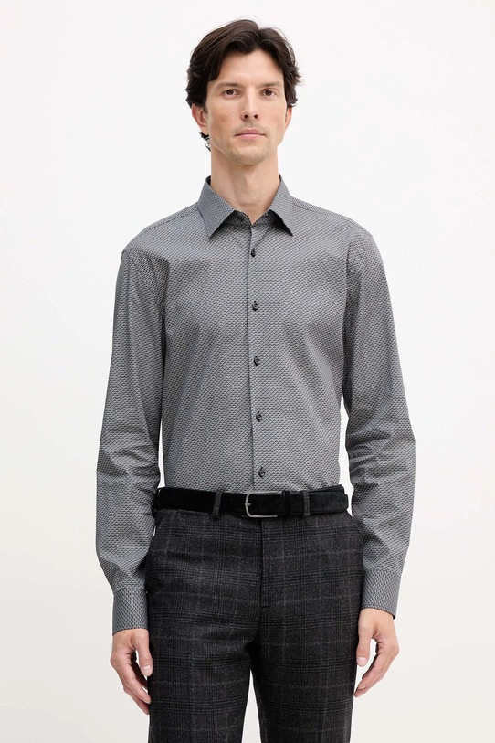 BOSS camicia slim nero 50551363