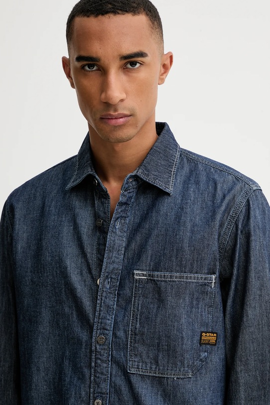 G-Star cămașă jeans albastru D27083.D539
