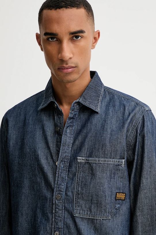 G-Star cămașă jeans albastru D27083.D539