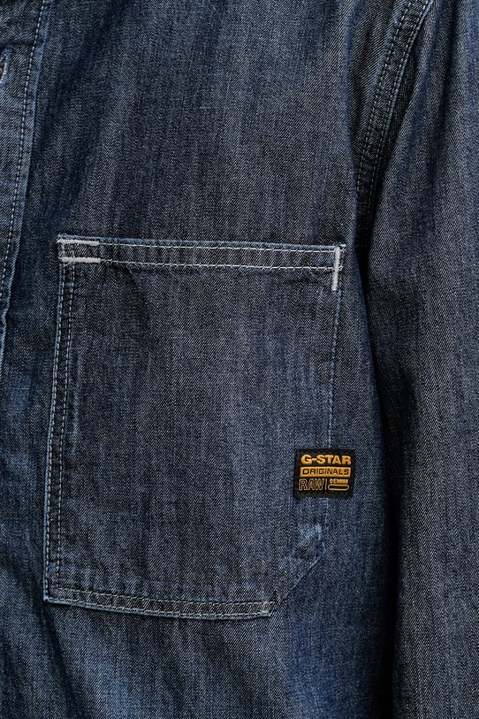 G-Star cămașă jeans D27083.D539 albastru