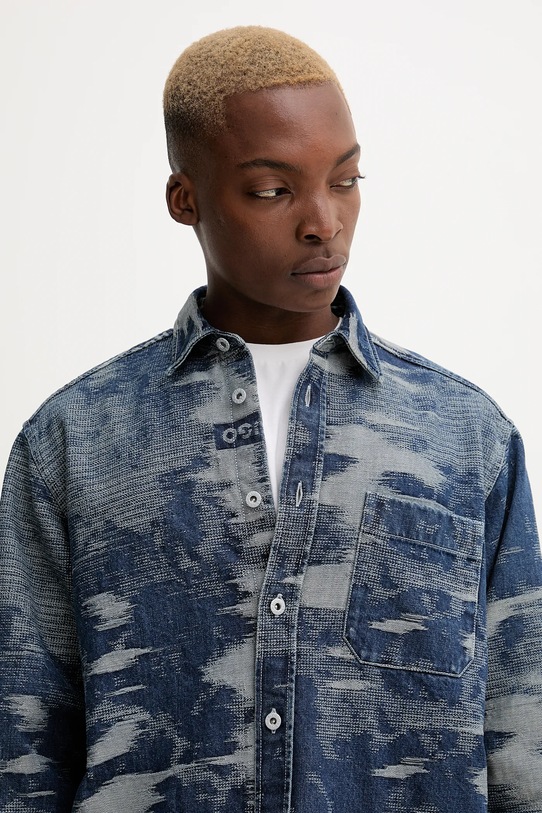 Hugo Blue koszula jeansowa niebieski 50549794