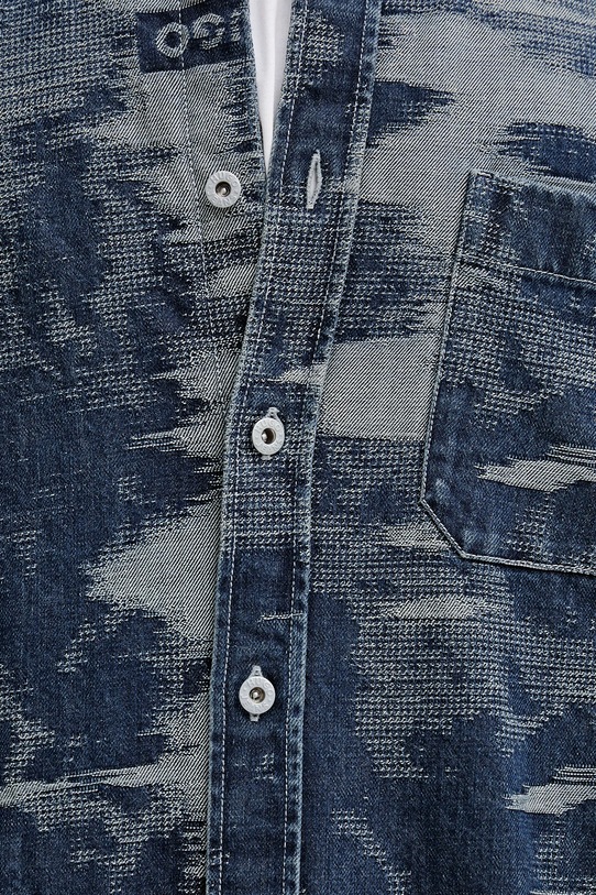 Hugo Blue koszula jeansowa 50549794 niebieski