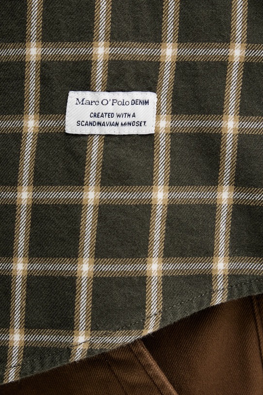 Marc O'Polo koszula bawełniana 5000007117 zielony
