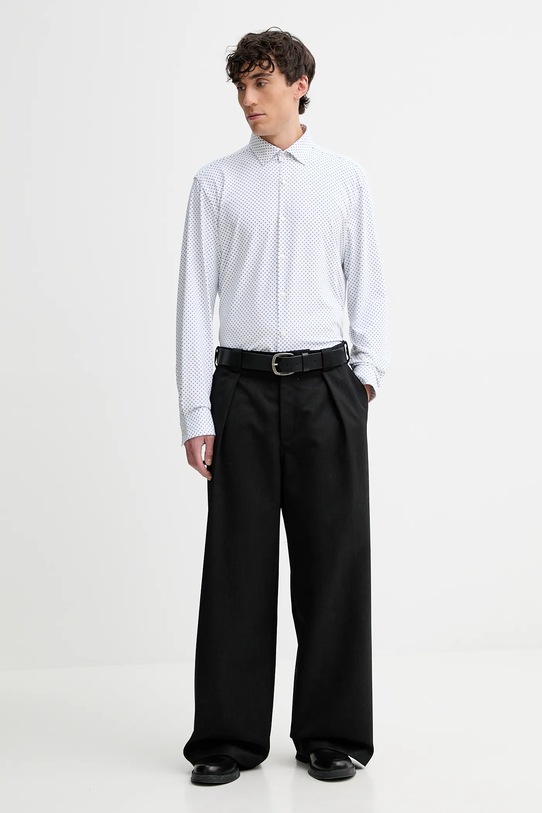 Košile HUGO 50550524 bílá AW25