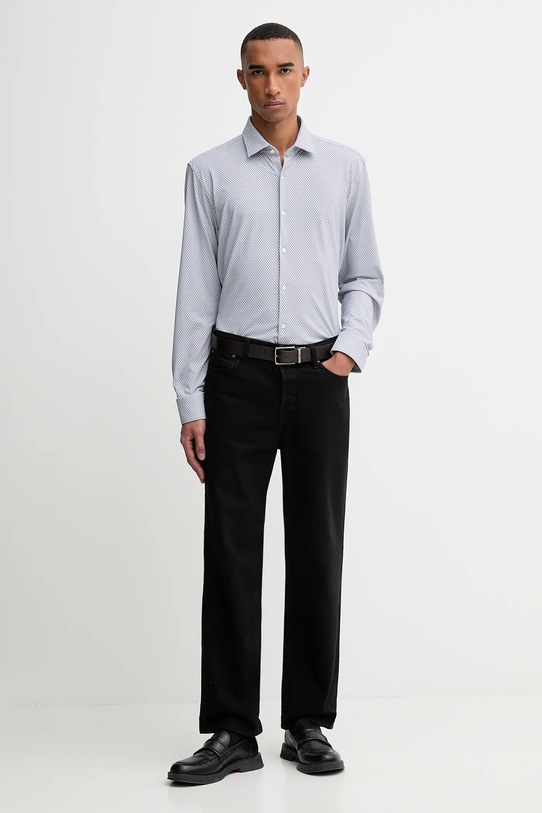 Košeľa HUGO 50550524 modrá AW25