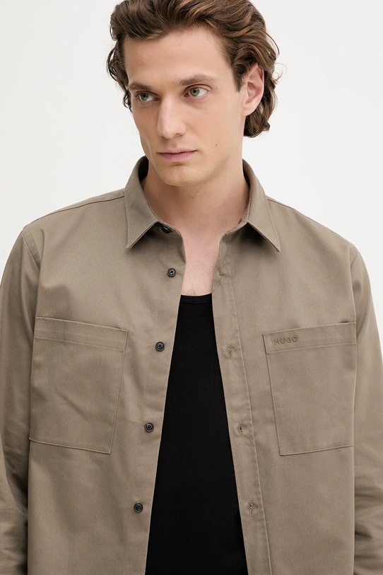 HUGO koszula zielony 50541392