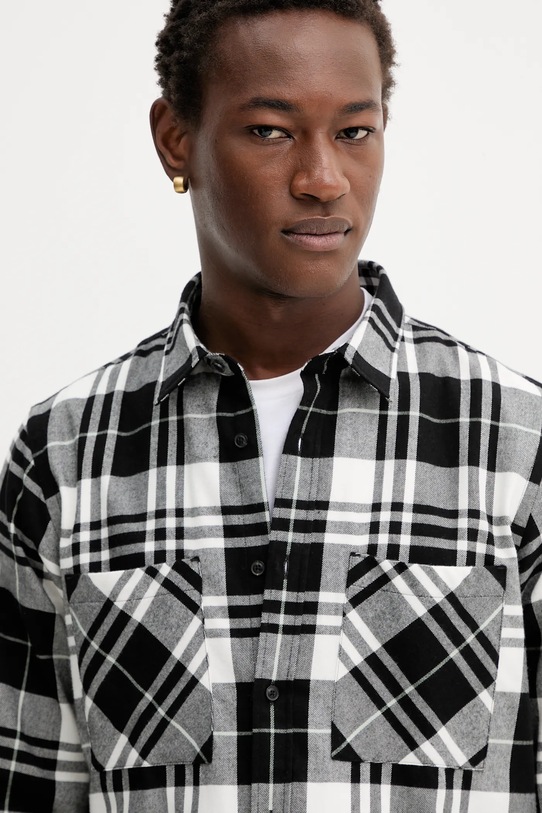 HUGO koszula bawełniana czarny 50549753