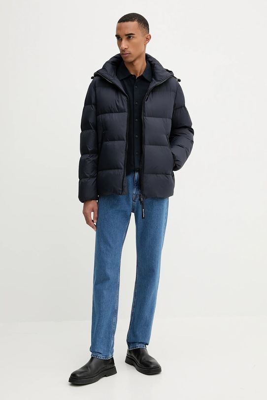 Pamučna košulja Marc O'Polo 528205755036 mornarsko plava AW25