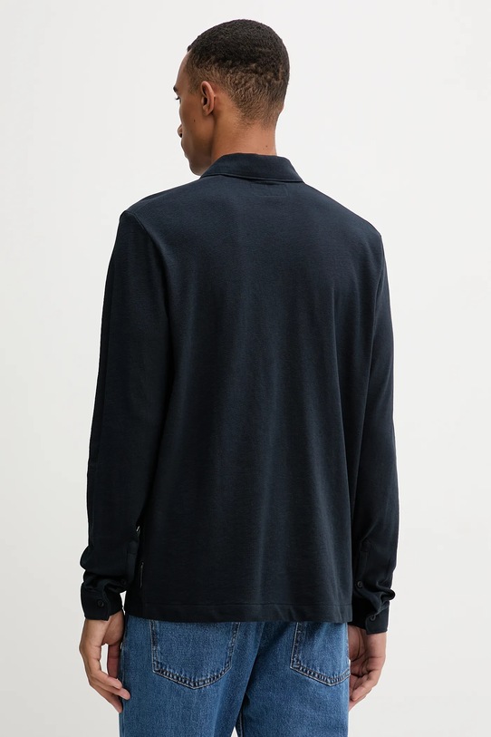 Îmbrăcăminte Marc O'Polo cămașă din bumbac 528205755036 bleumarin