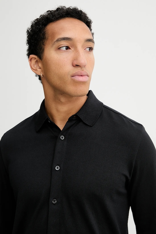 Marc O'Polo koszula bawełniana czarny 529214455042