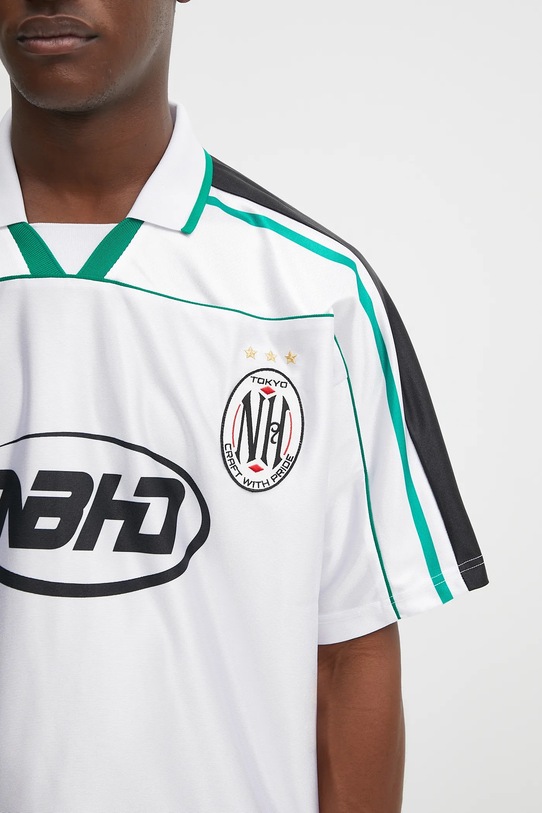 Μπλουζάκι NEIGHBORHOOD game shirt ss λευκό 251FPNH.CSM16