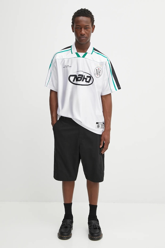 Тениска NEIGHBORHOOD game shirt ss 251FPNH.CSM16 бял