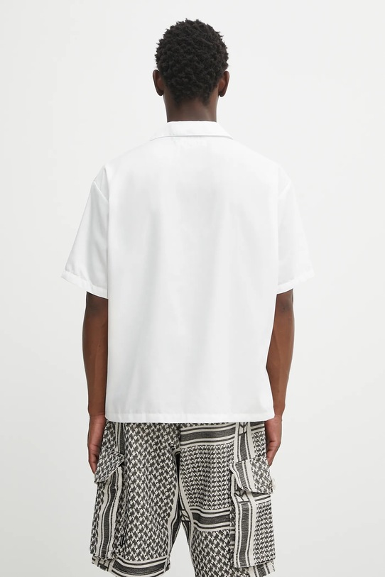 Clothing NEIGHBORHOOD shirt solid-color hawaiian shirt ss 251TSNH.SHM07 white