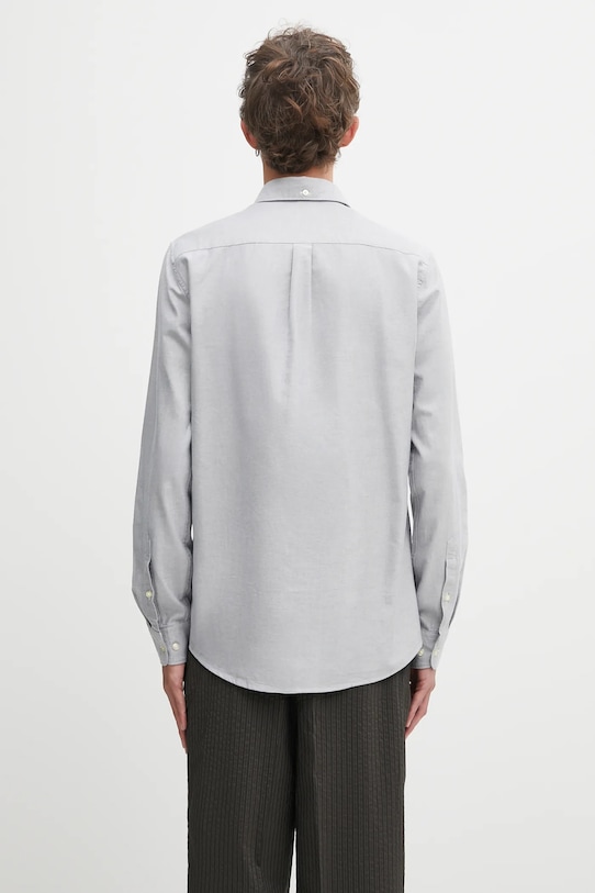 Abbigliamento Barbour camicia in cotone Oxtown Tailored Shirt MSH5301BU43 grigio