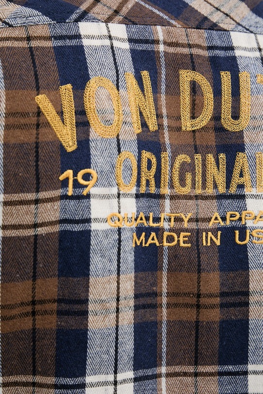Von Dutch koszula VD.1.CHL.TYLER granatowy