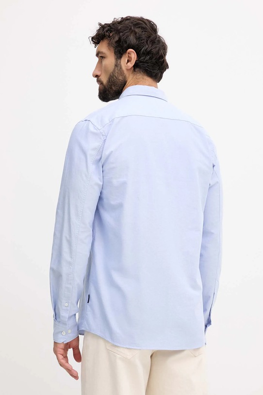 Odzież Lindbergh koszula bawełniana 30.225020 niebieski