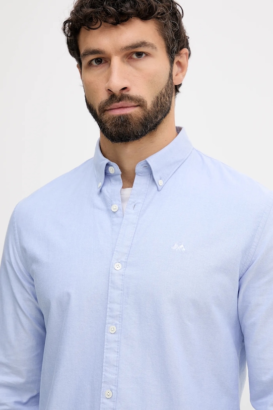 Lindbergh koszula bawełniana niebieski 30.225020