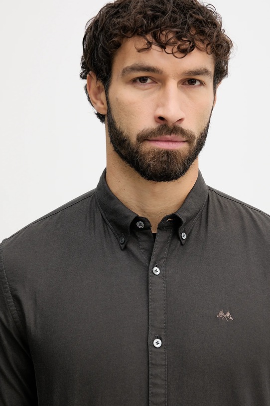 Хлопковая рубашка Lindbergh зелёный 30.225020