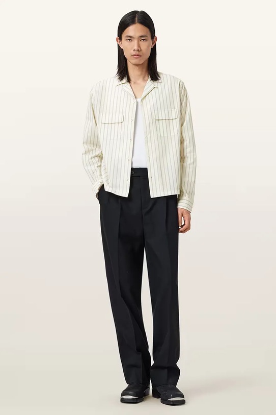 Хлопковая рубашка AllSaints STANLEY M022SD
