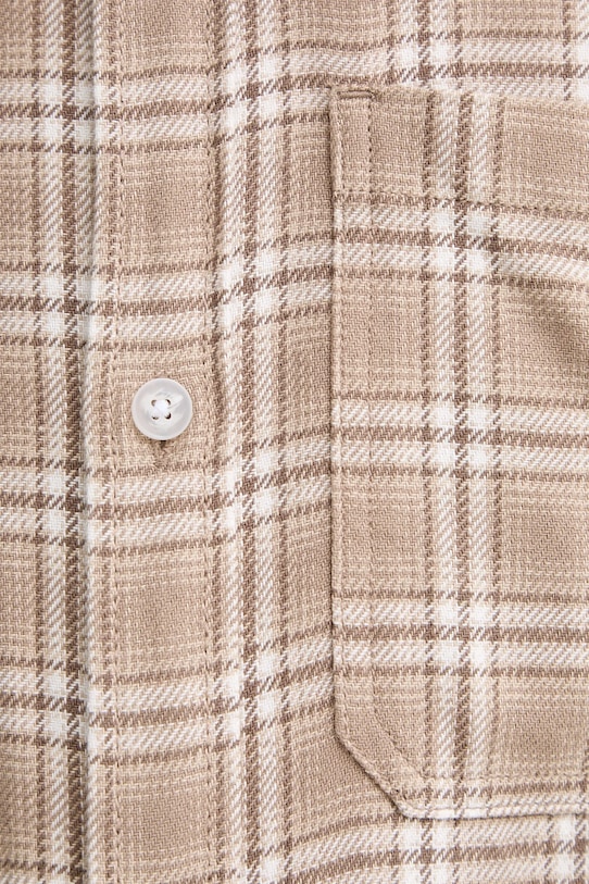 Hollister Co. koszula bawełniana KI325.5197.418 beżowy